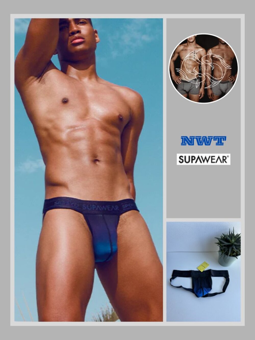 Supawear - SPR Training Jockstrap - Blue (M)